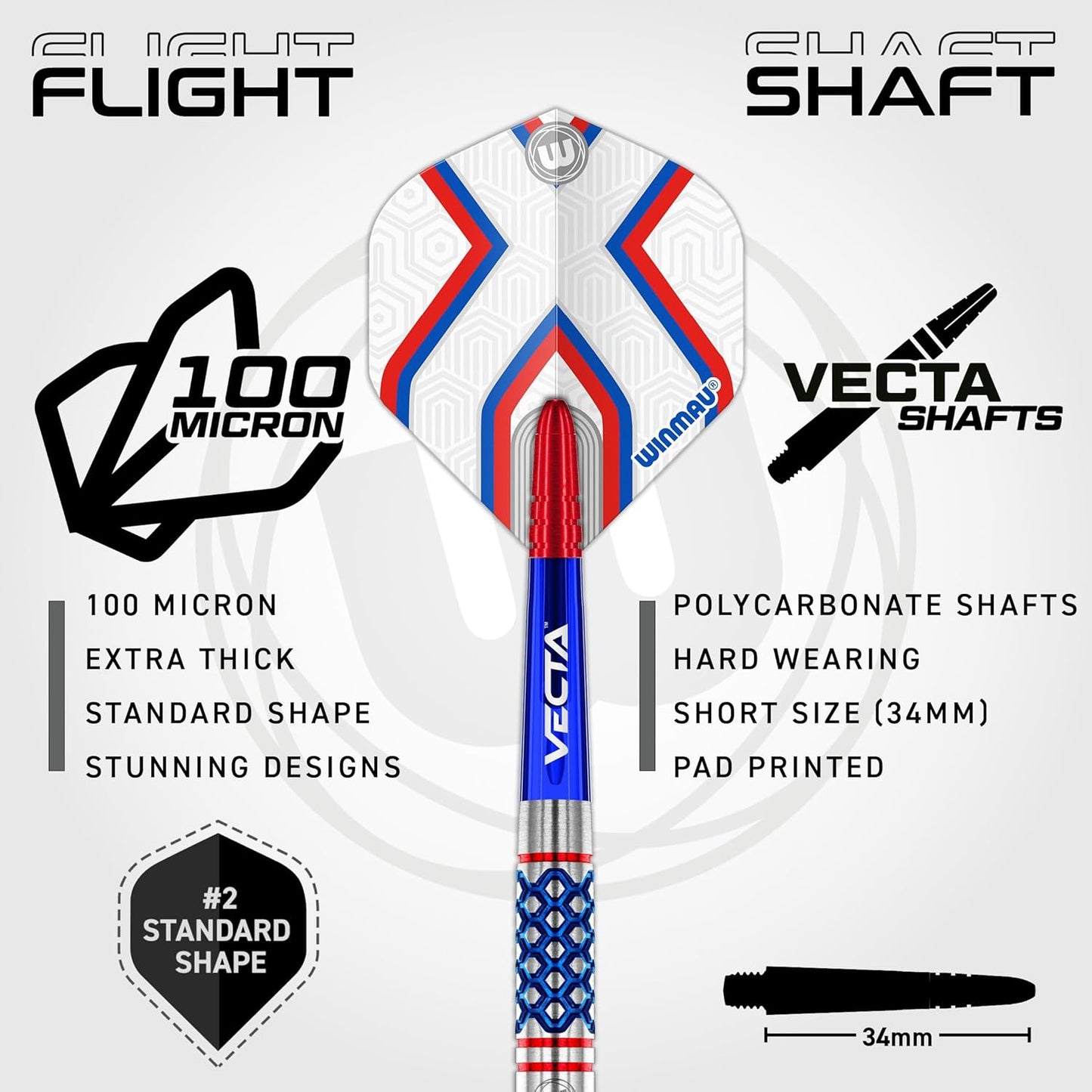 Darts Epix Series 90% Professional Tungsten Darts Set with Dart Flights and Dart Shafts (Stems) - Available Weights 18G Soft Tip 22G and 24G Steel Tip