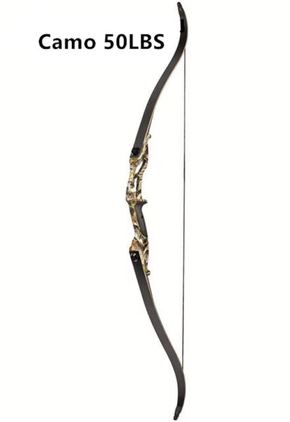 Recurve Bow JUNXING F179 Takedown Right Hand Bow 30-50Ibs Archery Black Limbs Handle Hunt Sport