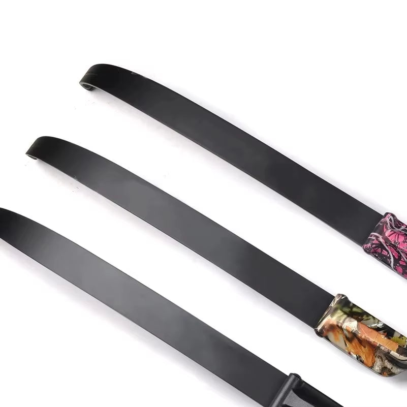 Recurve Bow JUNXING F179 Takedown Right Hand Bow 30-50Ibs Archery Black Limbs Handle Hunt Sport