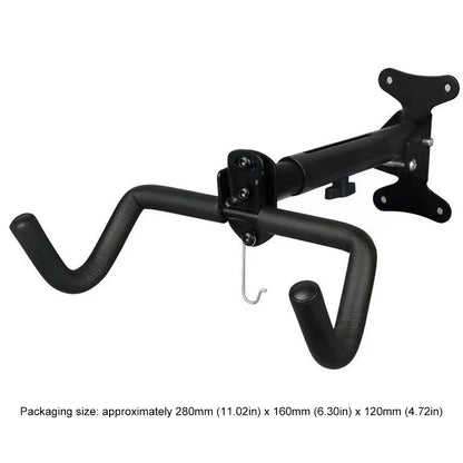 Bicycle Wall Mount Rack Mtb Road Bike Storage Fixed Wall Hanging Hook Foldable Cycling Rack Bike Support Stand Bracket Holder