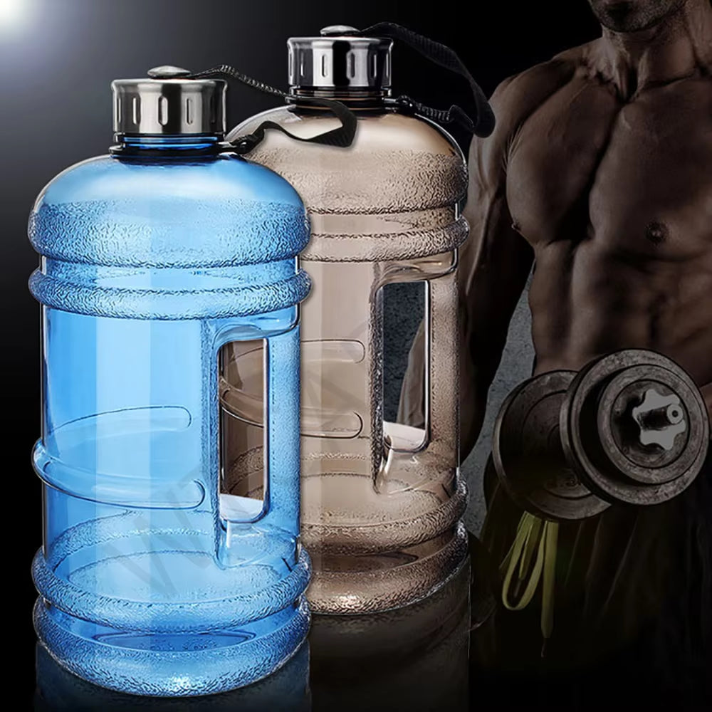 2.2L Outdoor Sports Gym Fitness Bottled Water Bottles for Training Camping Running Big Large Gourd Drink Bottle Capacity Kettle