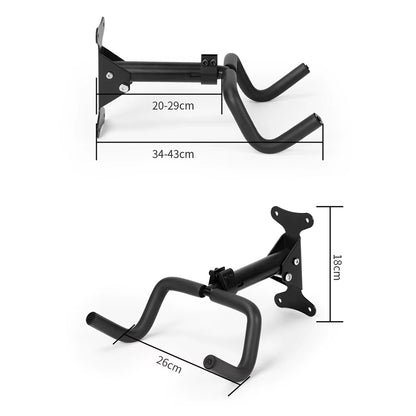 Bicycle Wall Mount Rack Mtb Road Bike Storage Fixed Wall Hanging Hook Foldable Cycling Rack Bike Support Stand Bracket Holder