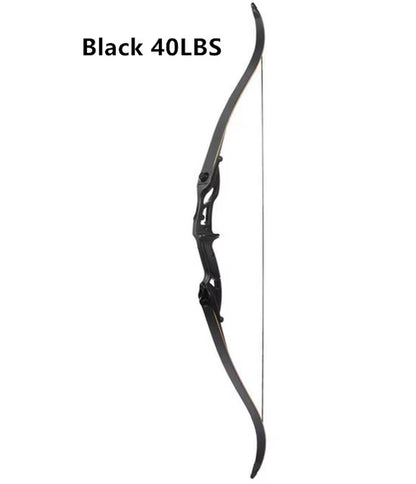 Recurve Bow JUNXING F179 Takedown Right Hand Bow 30-50Ibs Archery Black Limbs Handle Hunt Sport