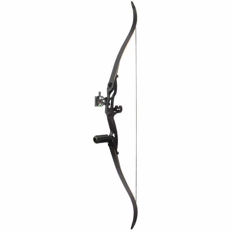 Recurve Bow JUNXING F179 Takedown Right Hand Bow 30-50Ibs Archery Black Limbs Handle Hunt Sport