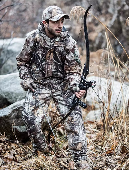 Recurve Bow JUNXING F179 Takedown Right Hand Bow 30-50Ibs Archery Black Limbs Handle Hunt Sport